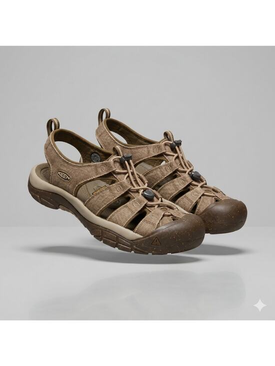 KEEN Mens 15 Gorpcore Granola Boy Outdoors Newport H2 Waterproof Hiking Sandal main image 12